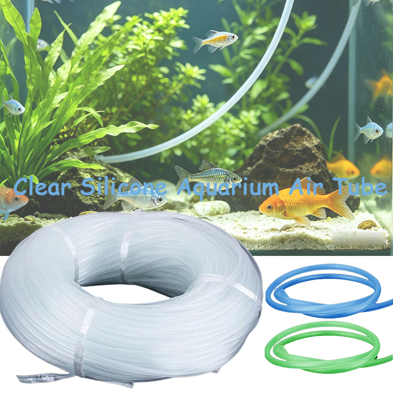 Aquaculture Aerator Pump - Şeffaf PVC Akvaryum Hava Borusu 4*6mm