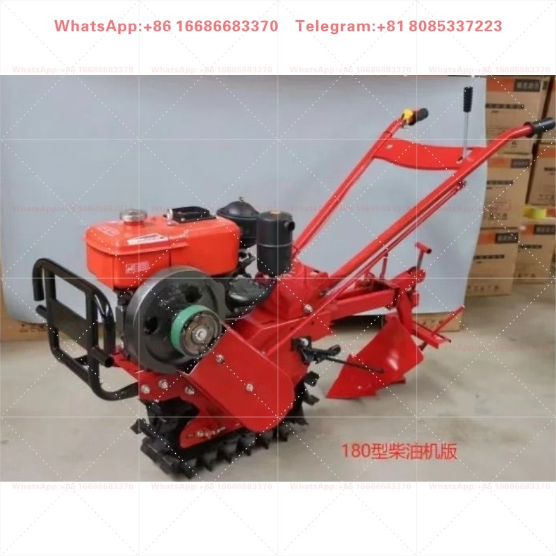 Soil Tilling Cultivator - Paletli Güçlü Kültivatör İtici Zincirli Dizel