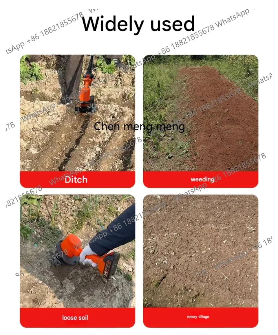 Soil Tilling Cultivator - Yeni gelen 2'si 1 arada elektrikli