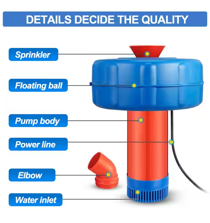 Güneş Enerjili Yüzen Su Ürünle - Aquaculture Aerator Pump incelemesi ve fiyatı