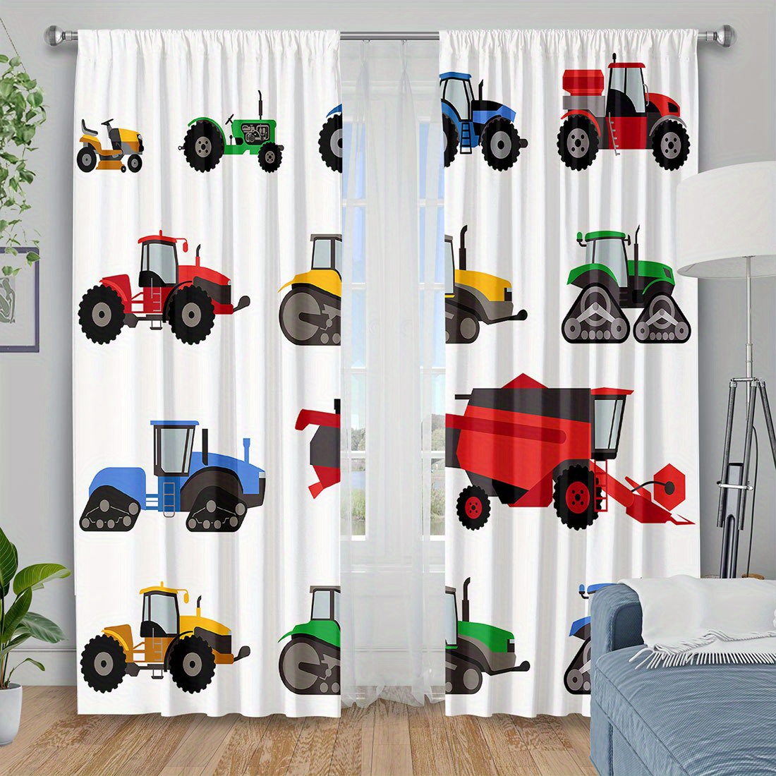 Karikatür Traktör Perdesi Renk - Agriculture Farming Cartoon incelemesi ve fiyatı