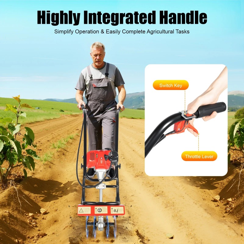 52CC 2 Zamanlı Bahçe Kültivatö - Soil Tilling Cultivator incelemesi ve fiyatı