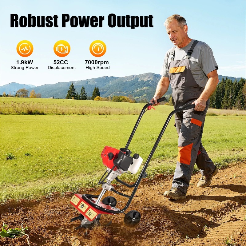 52CC 2 Zamanlı Bahçe Kültivatö - Soil Tilling Cultivator incelemesi ve fiyatı